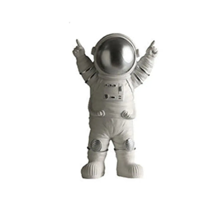 Cosmonaut Miniature Statues - Decorative Astronaut Figurines and Moon Sculptures for Home Decor Gifts