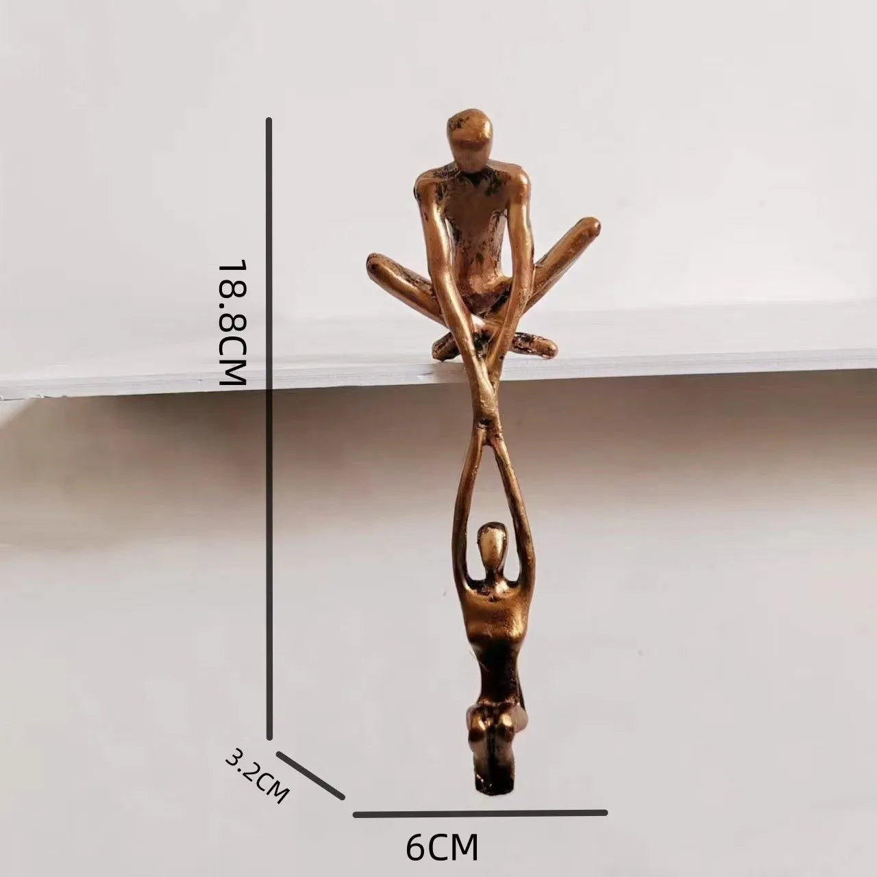 Dancing Couple Figurine Sculpture - Elegant Home and Desktop Decor
