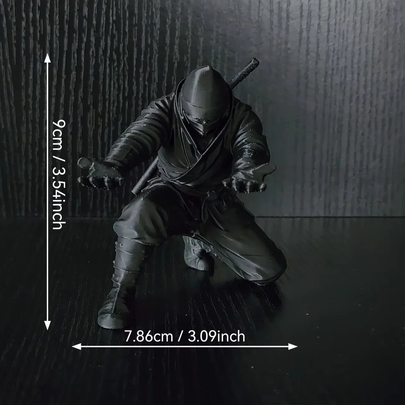 Stylish 3D Printed Ninja Pen Holder - Creative Desktop Organizer for Ballpoint and Fountain Pens