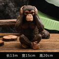 Nordic-Inspired Resin Gorilla Sculpture for Retro Cafe and Bar Decor - Unique Gift for Friends