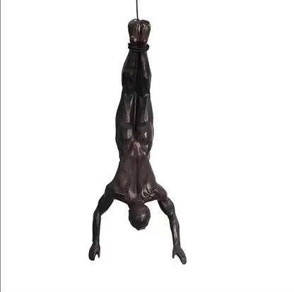 Climbing Man Series Wall Sculpture - Unique Retro Pendant for Party Decoration and Gifting