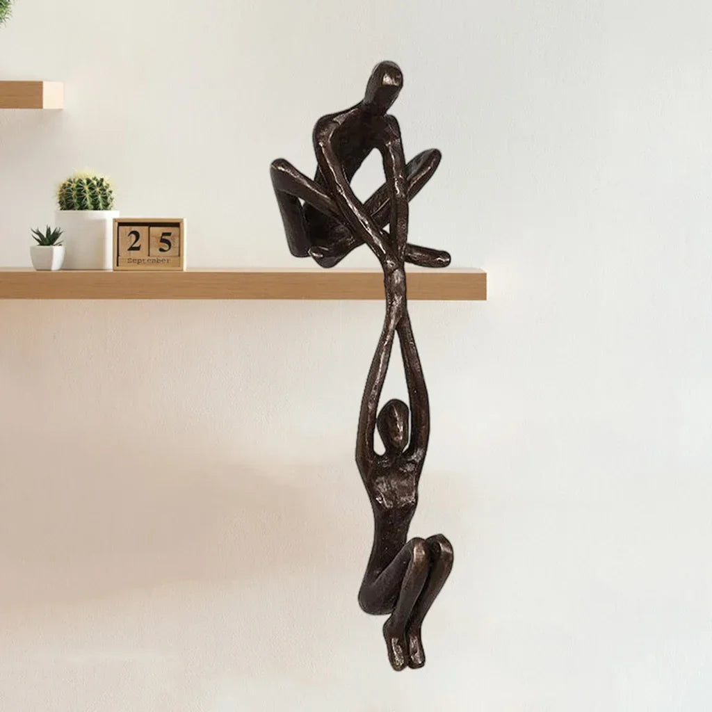 Dancing Couple Figurine Sculpture - Elegant Home and Desktop Decor
