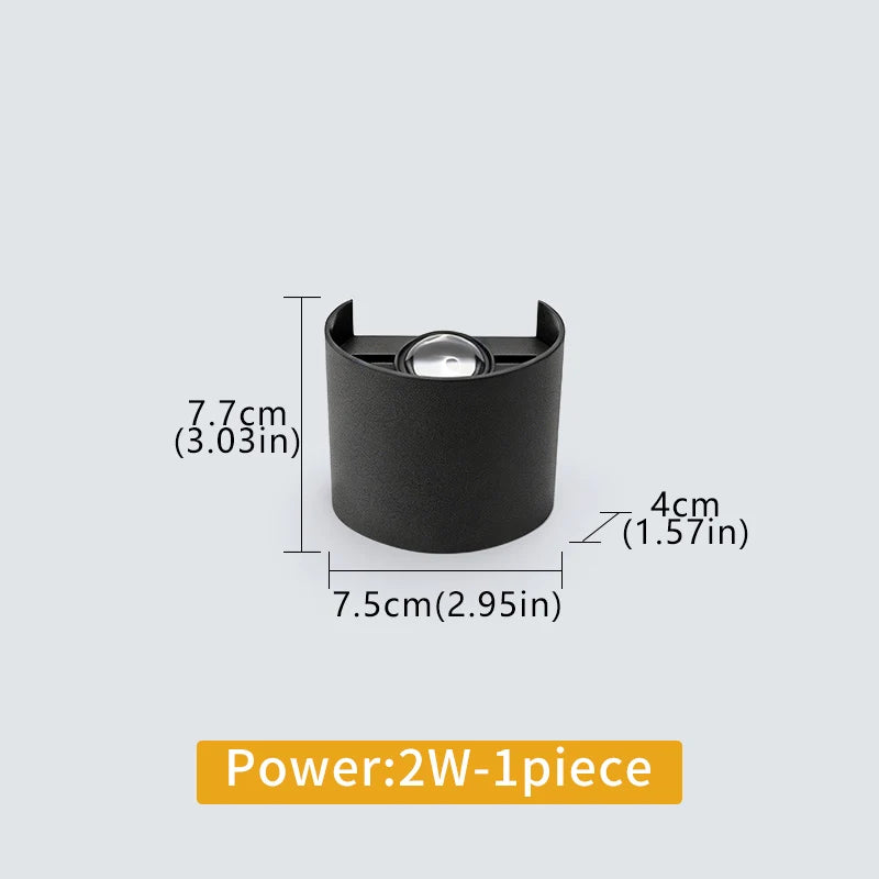 LED Waterproof Wall Light for Indoor and Outdoor Use