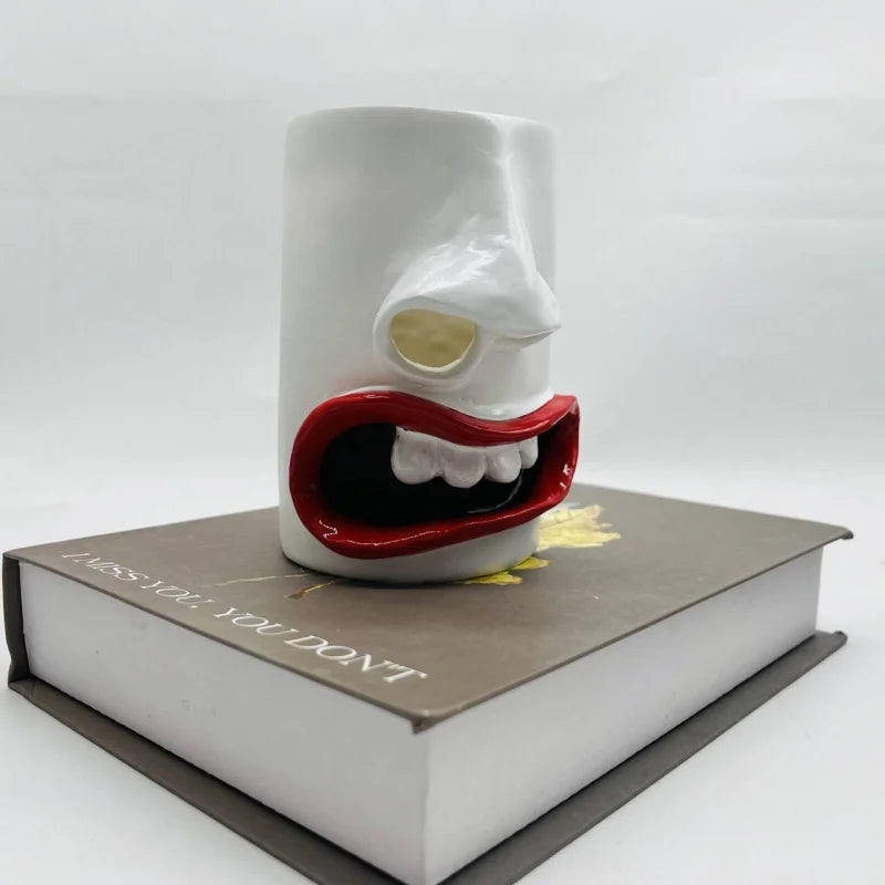 Humorous Tissue Holder with Decorative Design