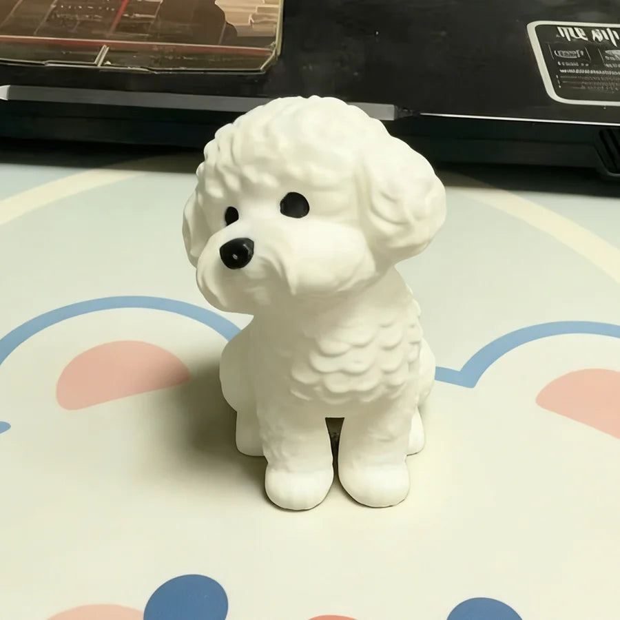 Adorable Miniature Dog Figurines for Home and Office Decor, Wedding Supplies, and Scene Decoration