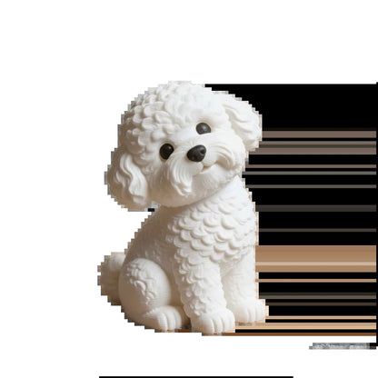 Adorable Miniature Dog Figurines for Home and Office Decor, Wedding Supplies, and Scene Decoration