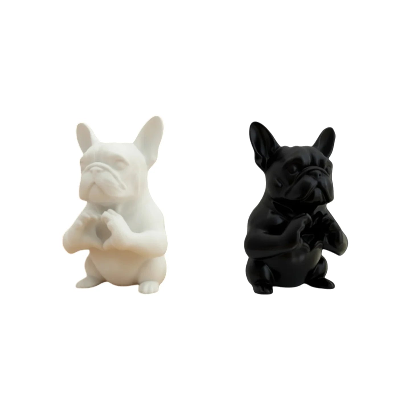 Adorable Resin Dog Statue - Ideal for Home, Office, and Holiday Decor; Perfect Gift for Family and Friends