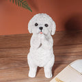 Charming Resin Dog Statue - Creative Decorative Ornament for Home, Bedroom, Living Room, and Outdoor Display