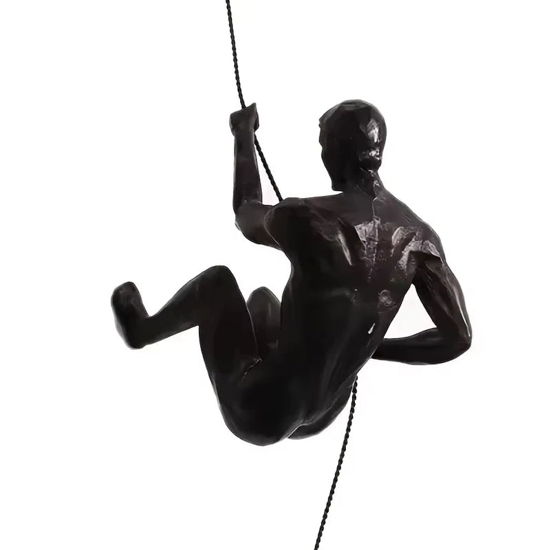 Climbing Man Series Wall Sculpture - Unique Retro Pendant for Party Decoration and Gifting