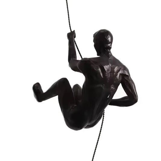 Climbing Man Series Wall Sculpture - Unique Retro Pendant for Party Decoration and Gifting