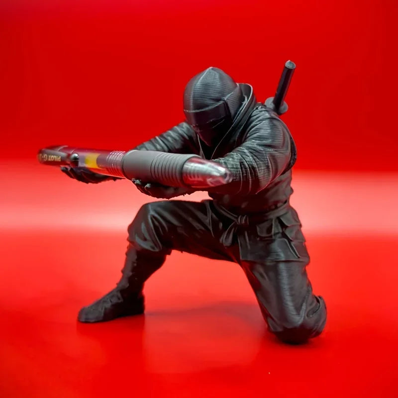 Stylish 3D Printed Ninja Pen Holder - Creative Desktop Organizer for Ballpoint and Fountain Pens