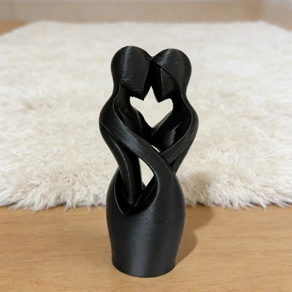 Intertwined Lovers Sculptures - Modern Minimalist Embrace for Valentine's Day Home Décor