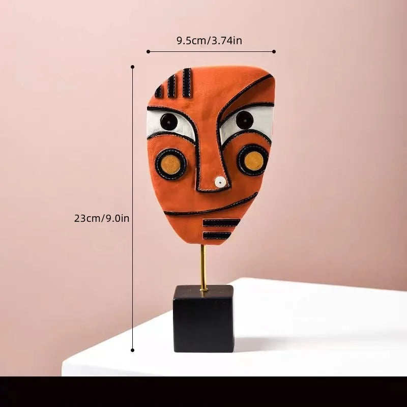 Abstract Figurative Decorative Art Piece for Living Room TV Cabinet or Bar - Premium Home Decor