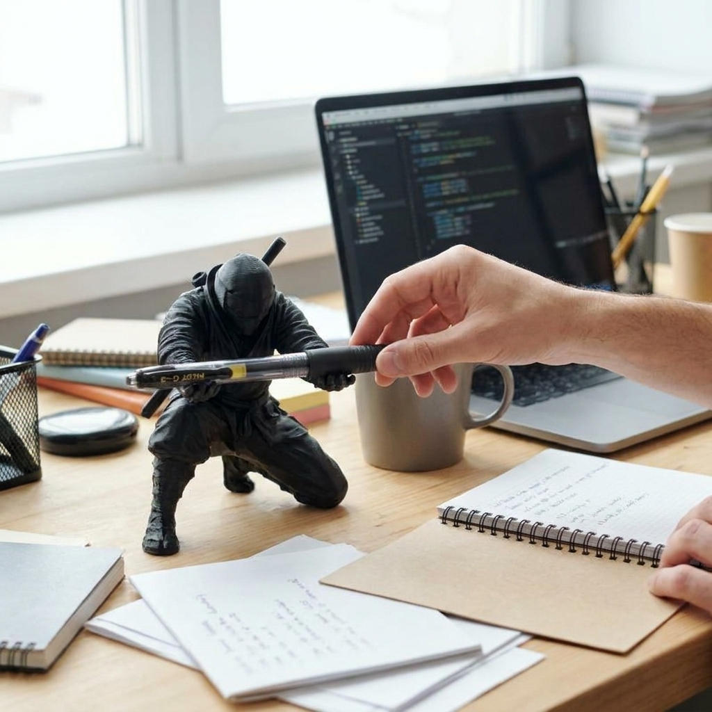 Ninja Pen Holder