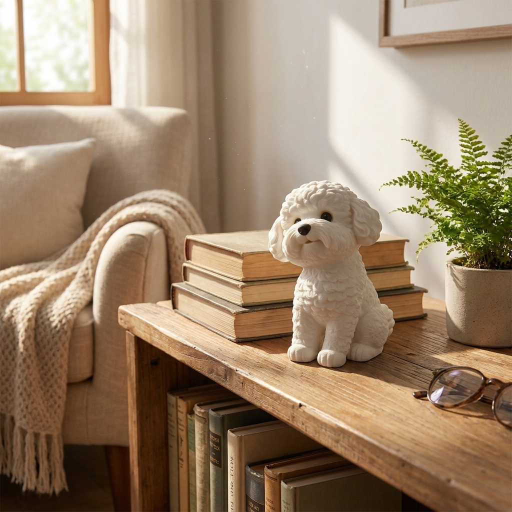 Miniature Dog Figurine