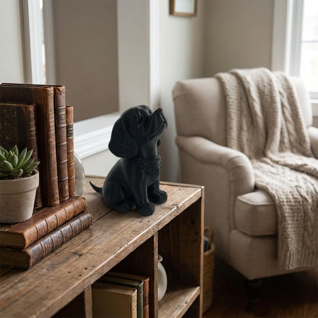 Puppy Sitting Ornament