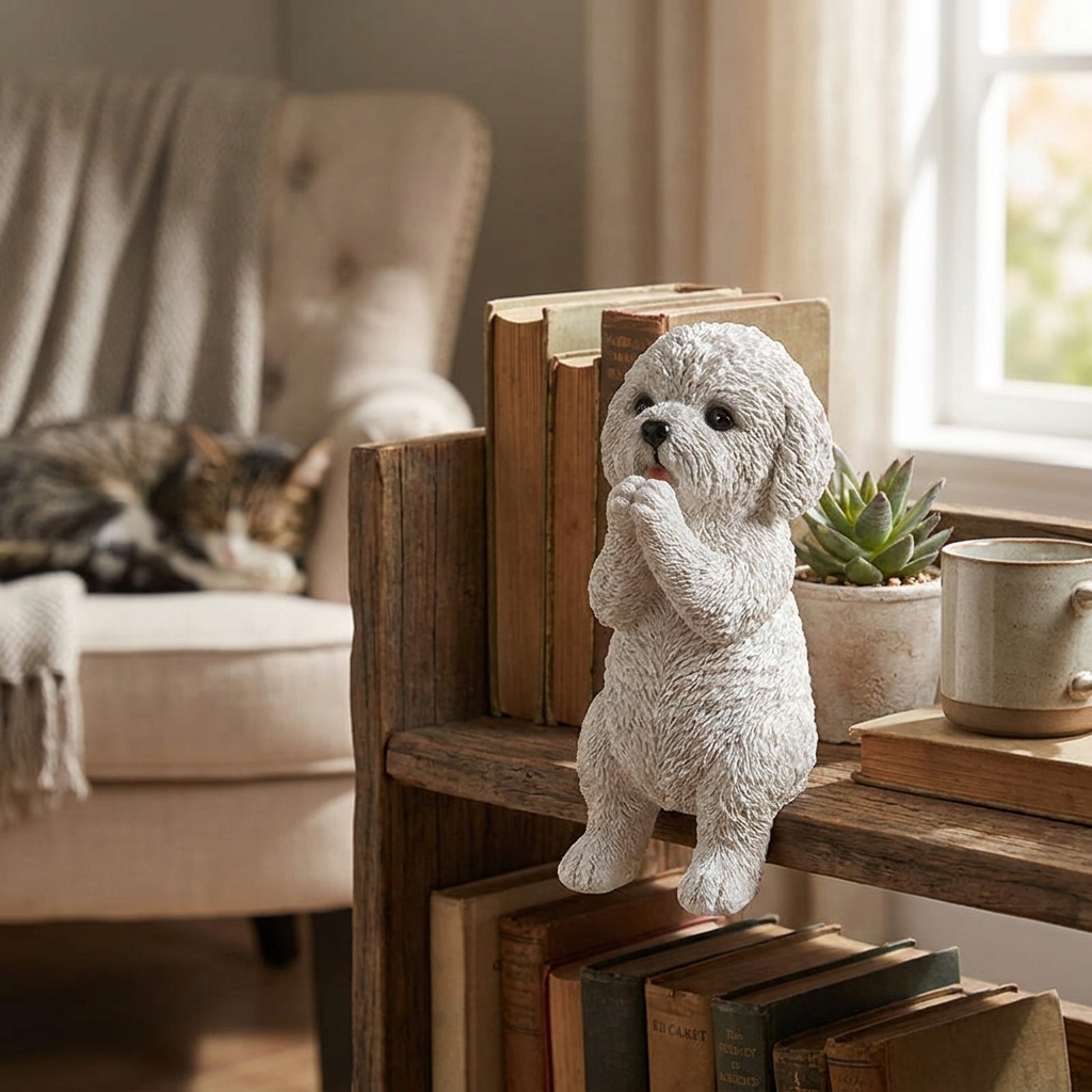 Charming Dog Statue