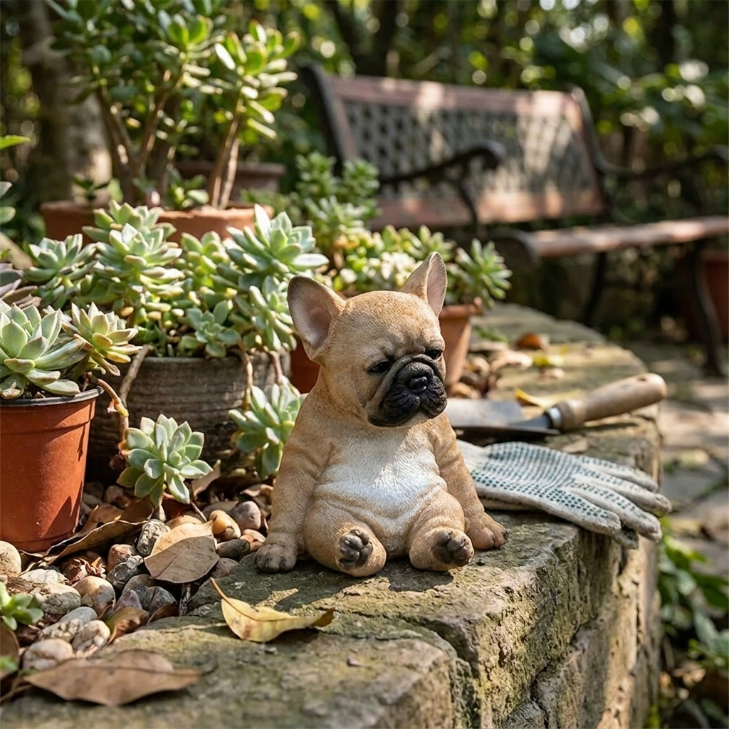 Charming Sleeping Puppy Ornament