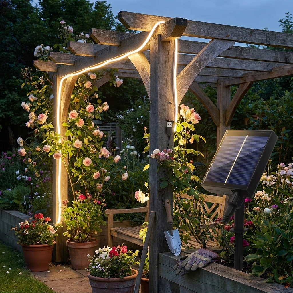 24V Waterproof Solar Neon Light Strip