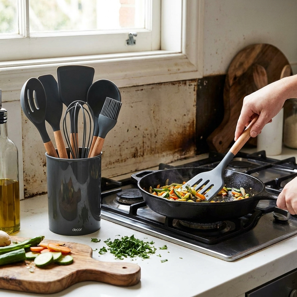 12-Piece Silicone Kitchen Utensil Set