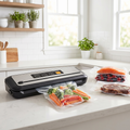 Electric Vacuum Sealer sealing fresh vegetables