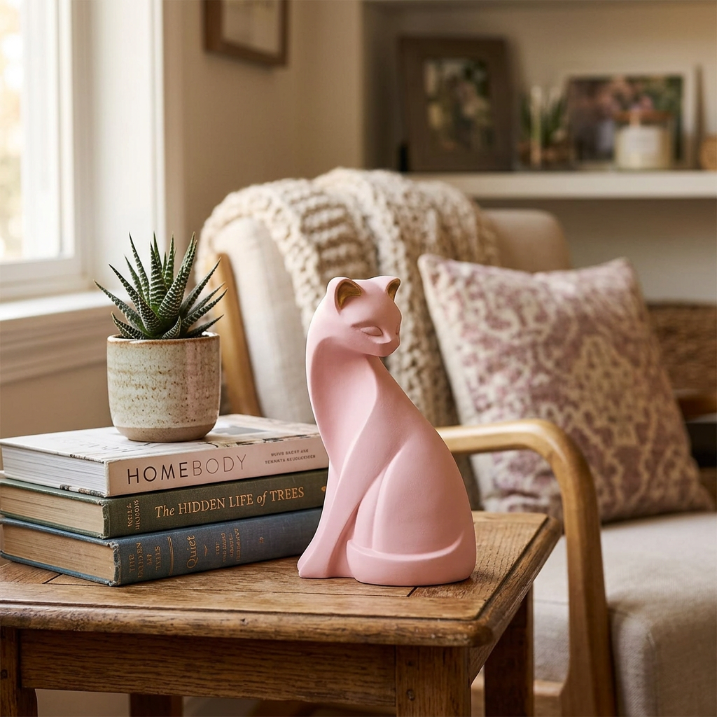 Resin Couples Cat Statues - lifestyle hero
