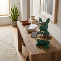 Bulldog Tray Storage Statue lifestyle photo