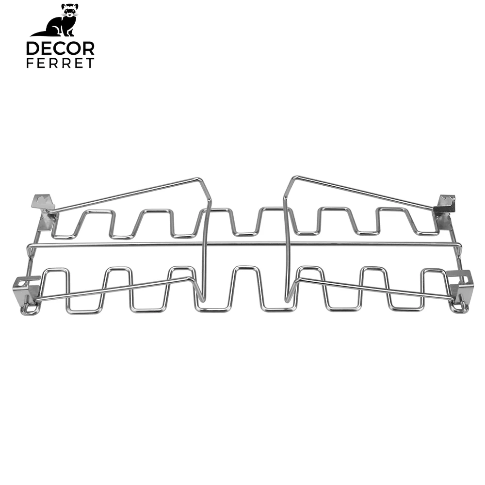 Non-Stick Stainless Steel Grilling BBQ Roast Rack Roast Chicken Leg Rack