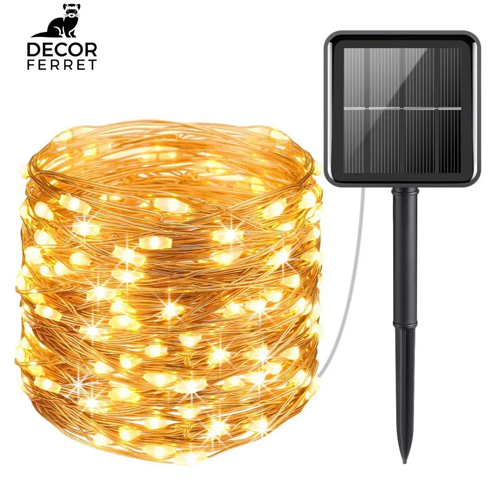 LED Solar Garden Fairy String Light
