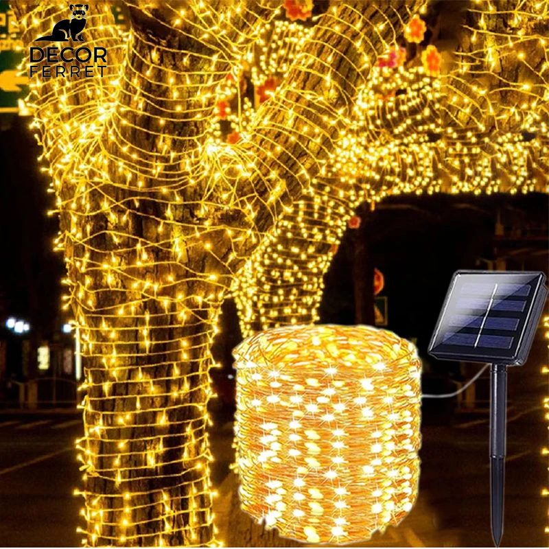 LED Solar Garden Fairy String Light