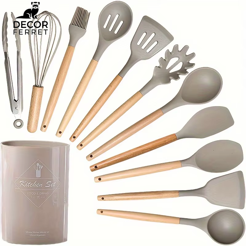 12-Piece Silicone Kitchen Utensil Set