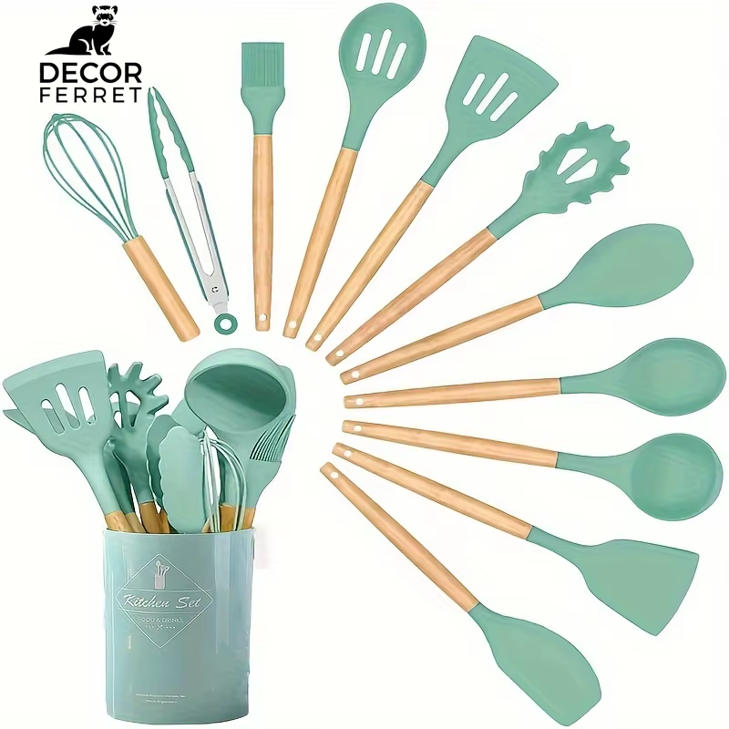 12-Piece Silicone Kitchen Utensil Set