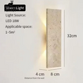 Outdoor Waterproof LED Wall Lamp with Natural Stone Design