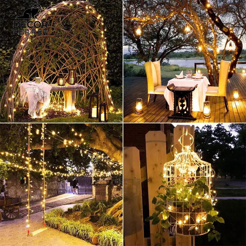 LED Solar Garden Fairy String Light